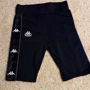 Kappa Women's Black Bike Shorts